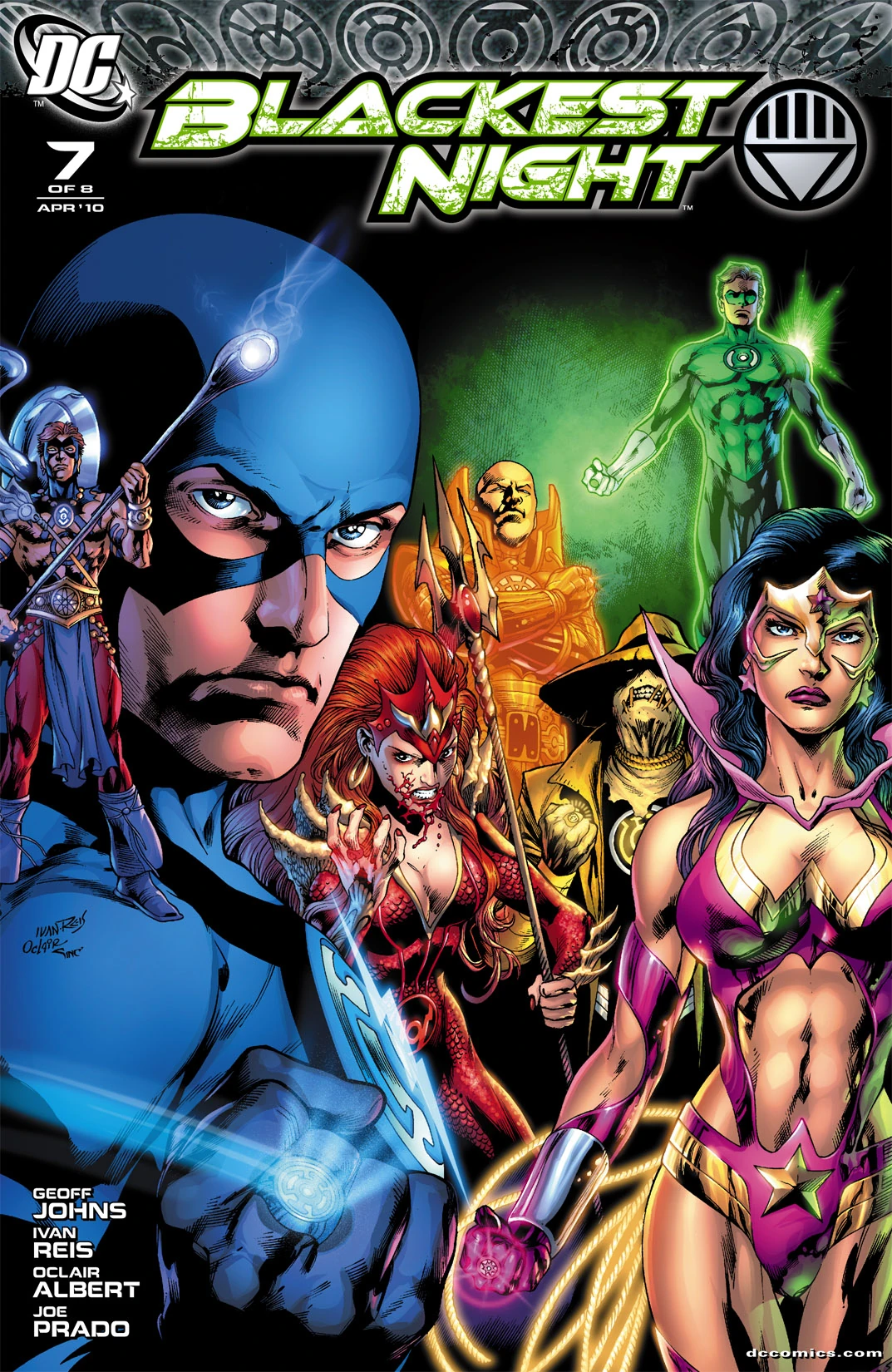 Blackest Night #7 (DC, 2010 — Cover A) cover
